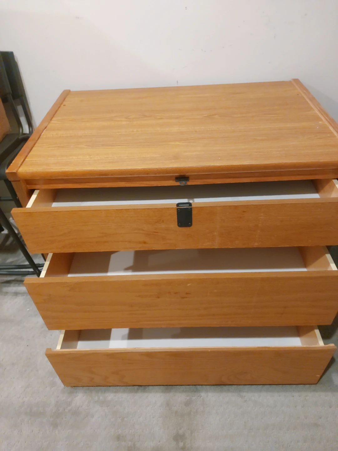 Three-Drawer Wooden Dresser - photo 2