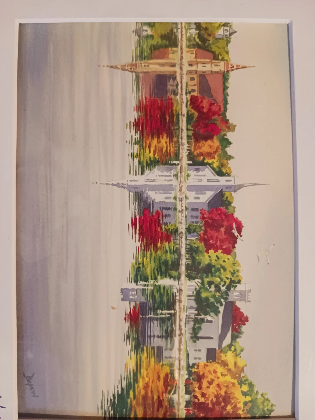Neil Depew Signed "Mahone Bay" Nova Scotia Watercolor - photo 4