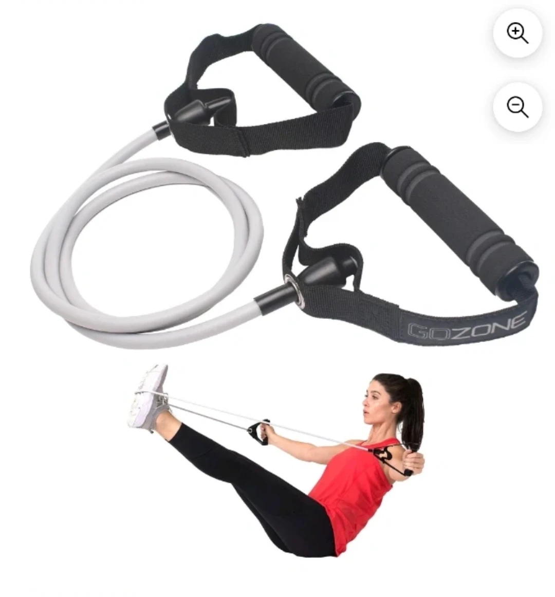 🏈 GoZone Resistance Tube with Foam Handles