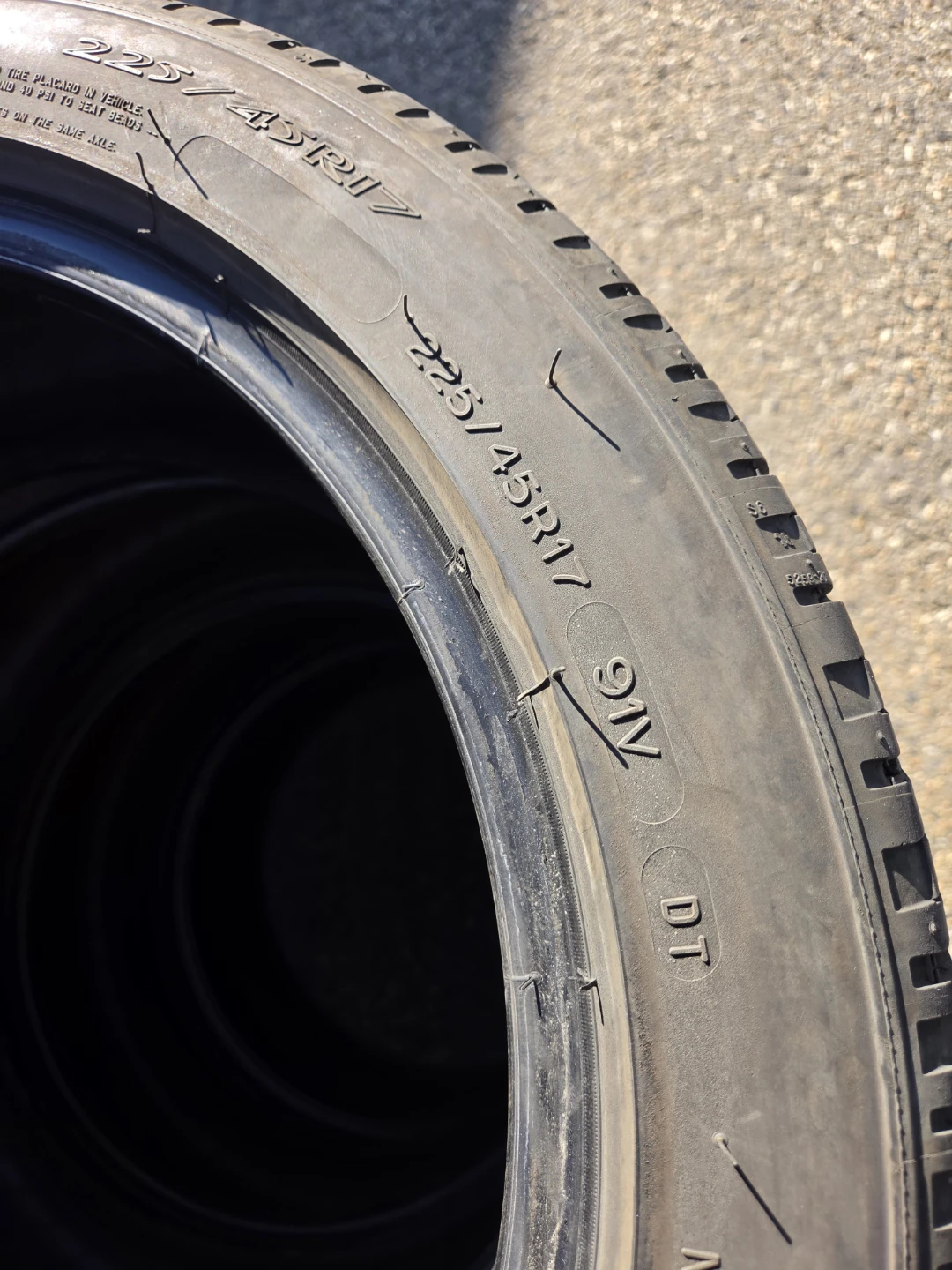 225/45R17  Michelin Primacy MXM4 Tires - photo 4