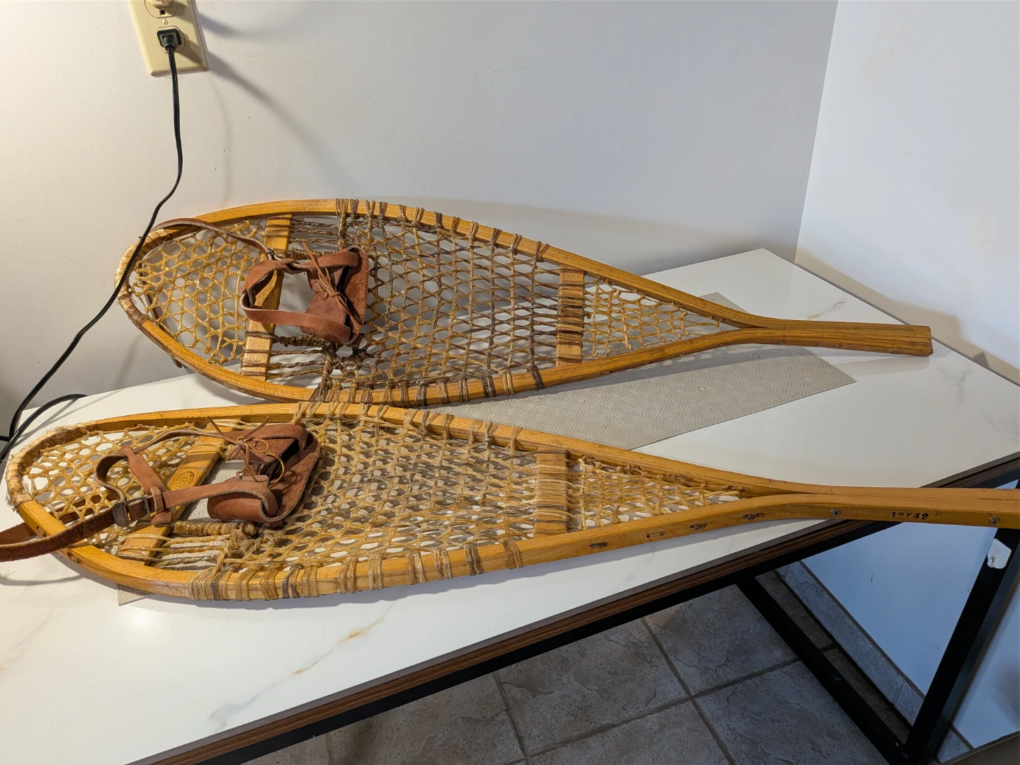 Vintage Wooden Snowshoes