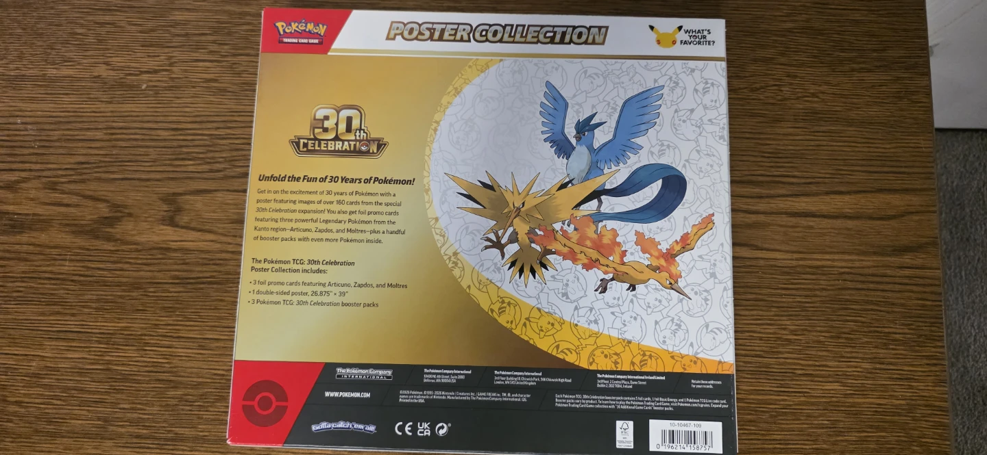 Pokemon 30th Celebration Poster Collection - photo 2