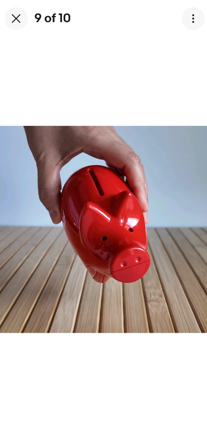 Red Piggy Bank - photo 2