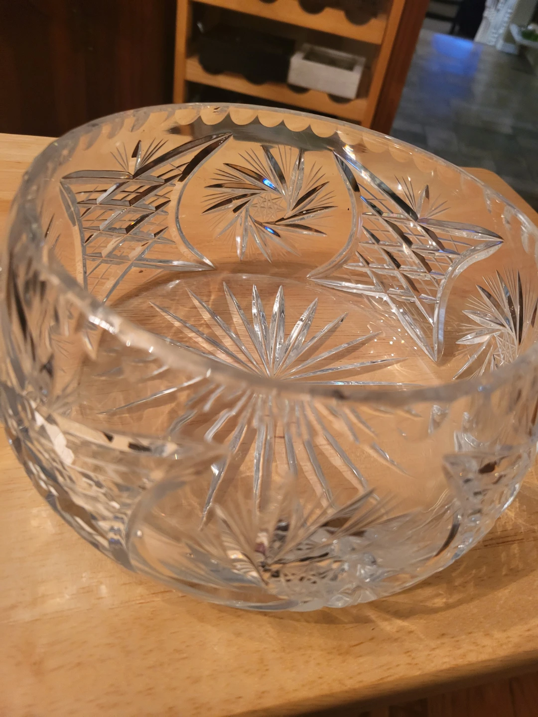 Cut Crystal Glass Bowl - photo 3
