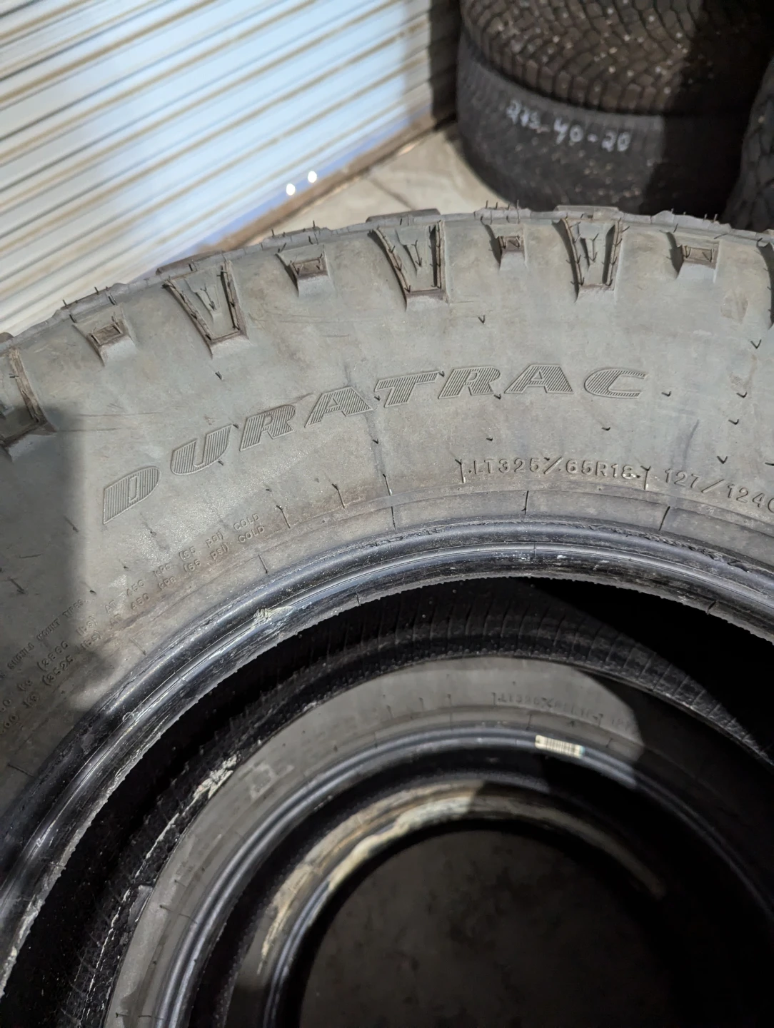 3 Tire LT325/65R18 Goodyear Wrangler DuraTrac - photo 5