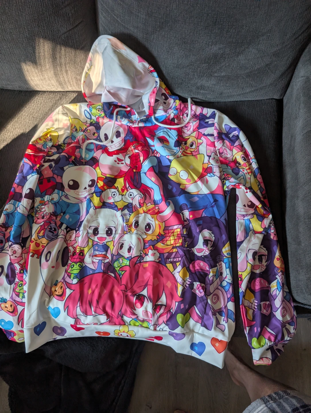 Undertale Character Print Hoodie