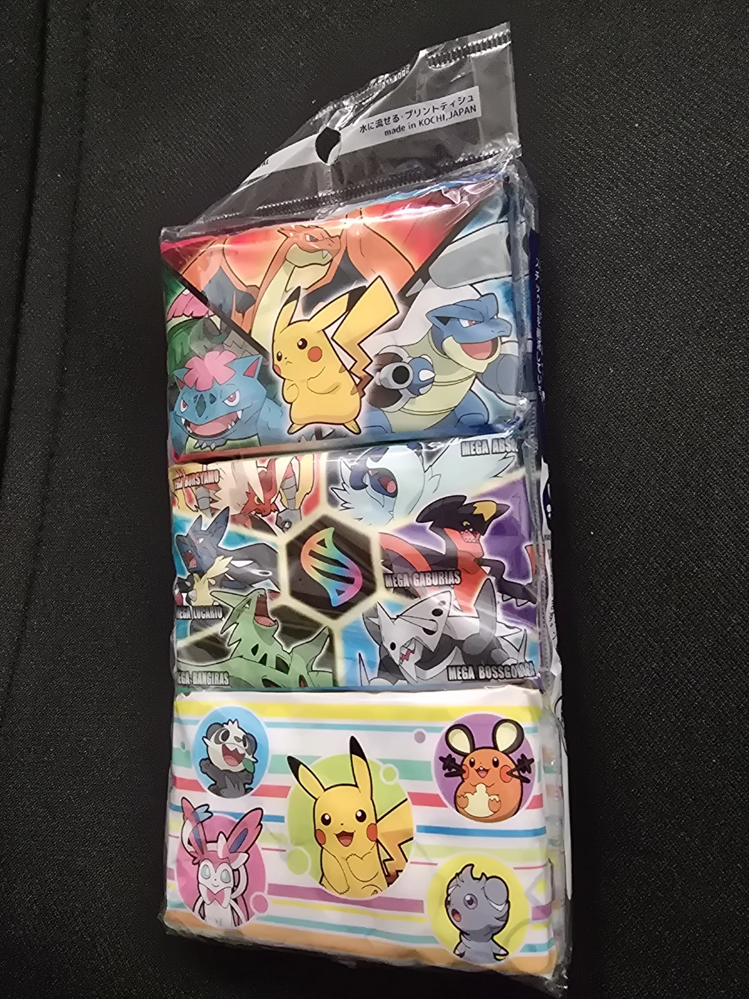 🏈 New Japan  Pokemon Tissues