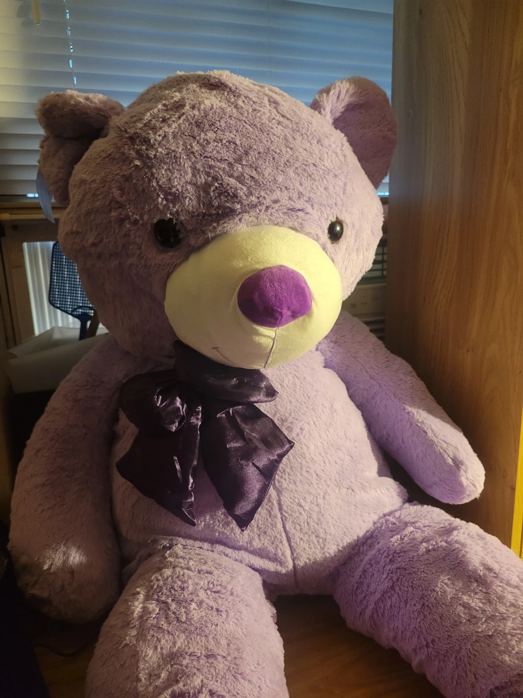 Big Purple Bear Plush (47 in)