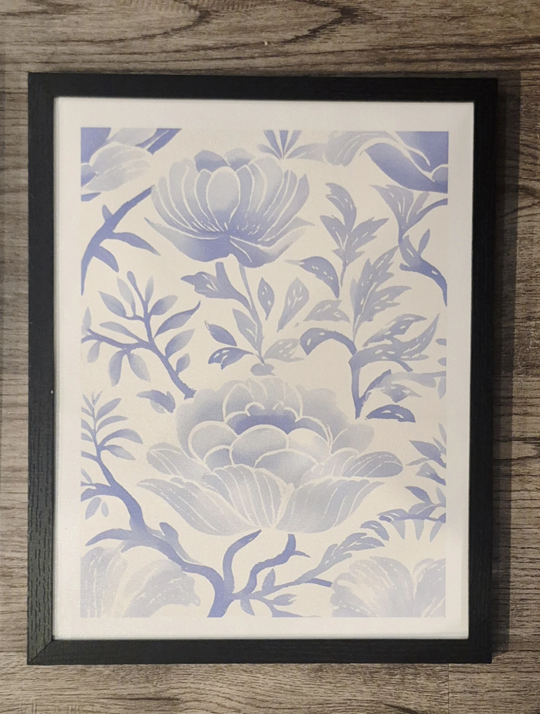 Set of 3 Vintage Foral Wall Art 12"x15" Framed - photo 3