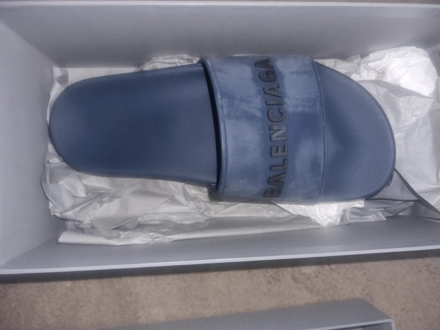 Balenciaga Pool Slides Blue - photo 2