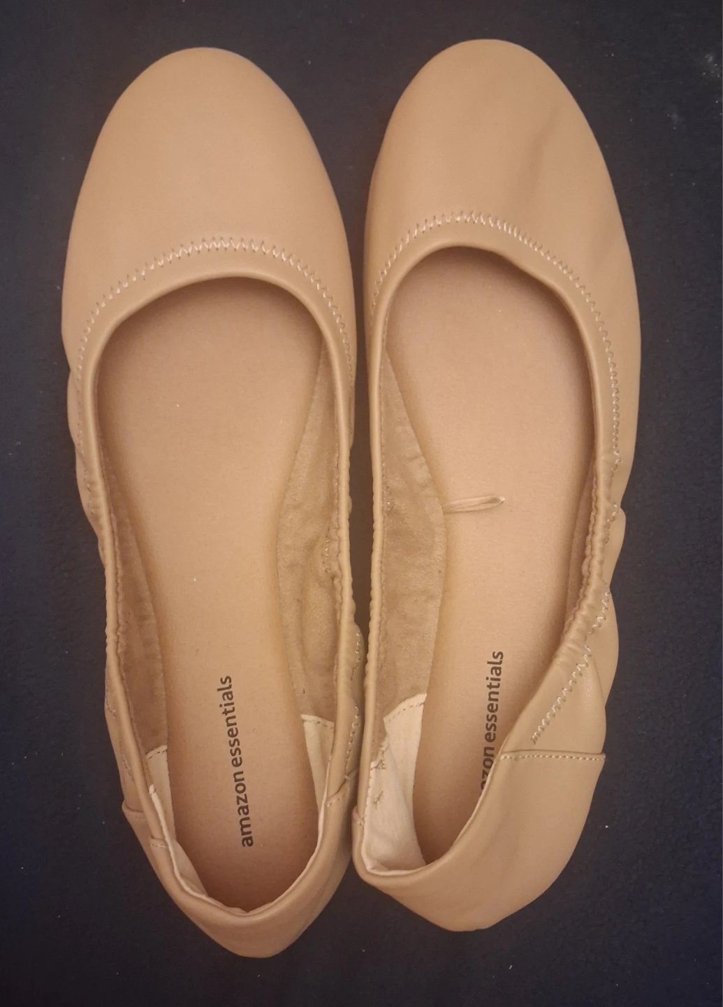 Amazon Essentials Tan Ballet Flats