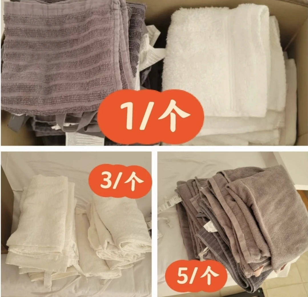 Assorted Cotton wash cloth and Bath Towels