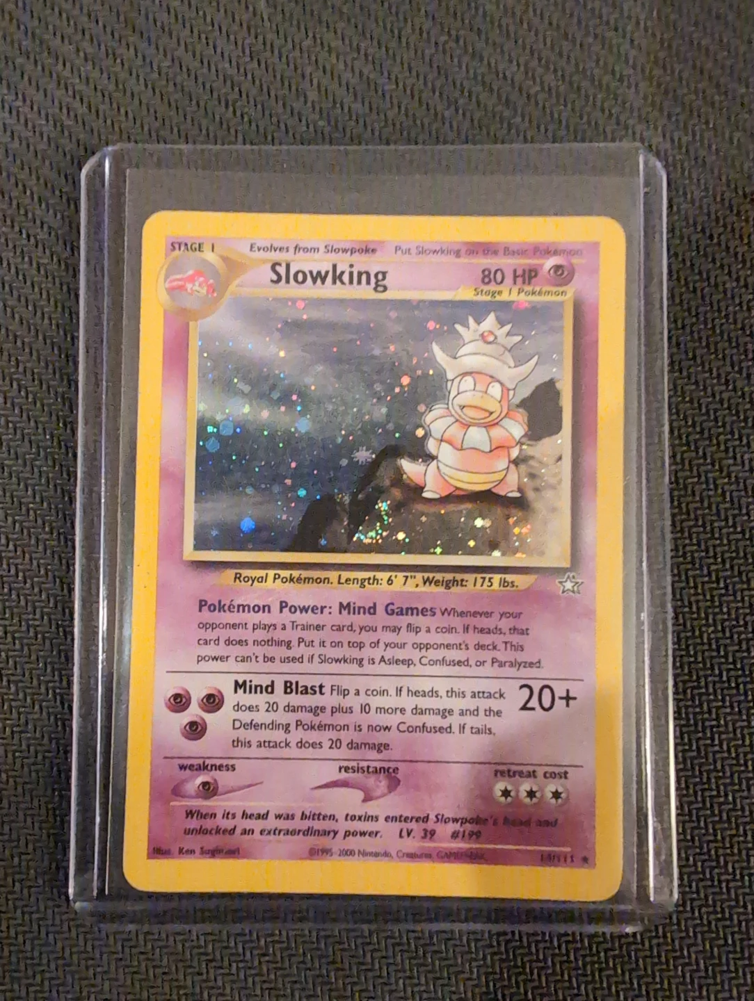 Slowking Neo Genesis 14/111 Holo Rare - Pokemon - photo 4