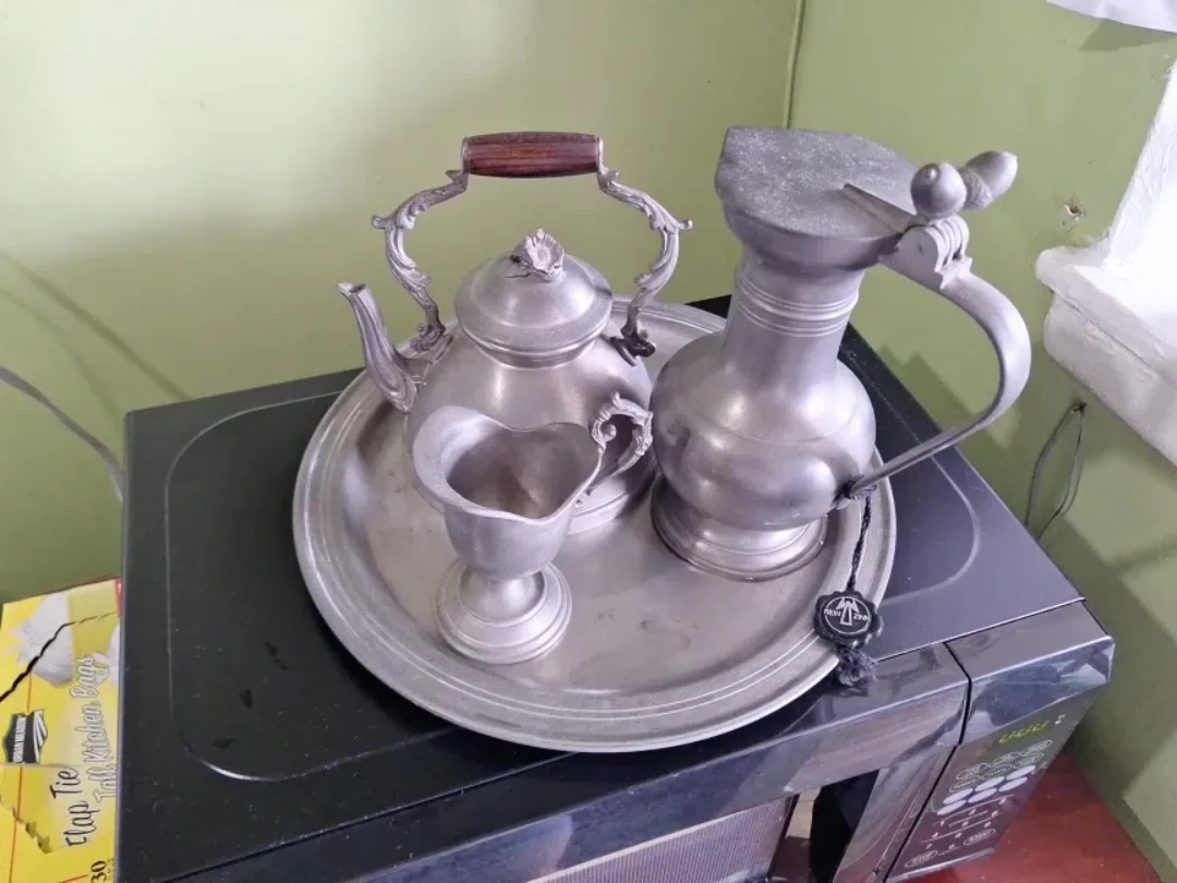 Rein Zinn Vintage Pewter Tea Service Set - photo 3