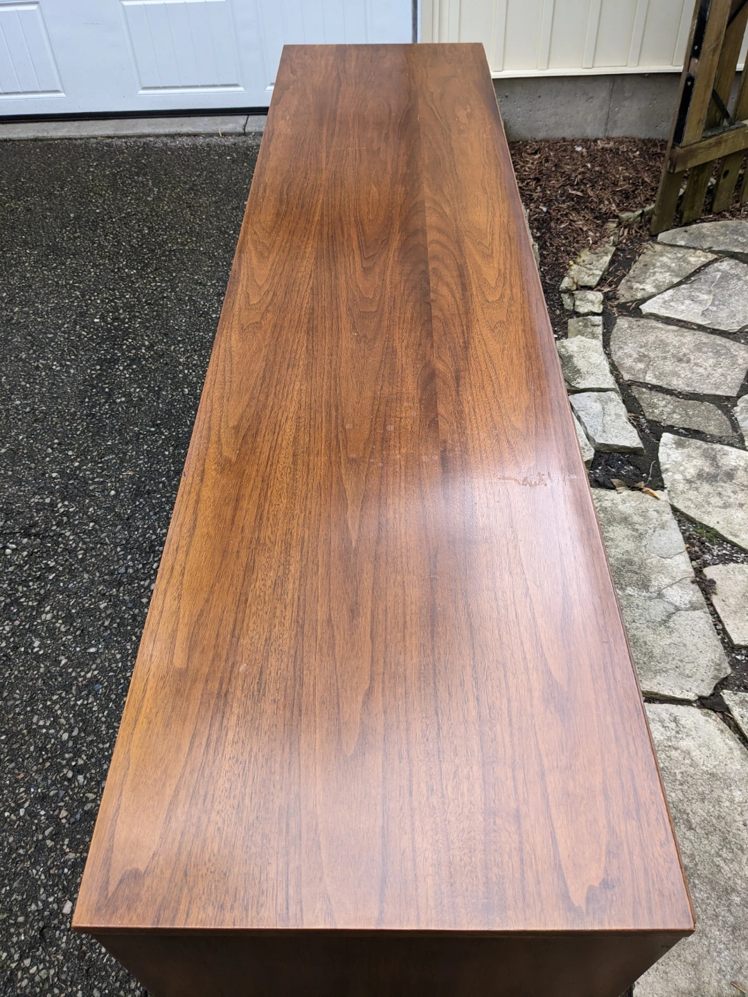 MCM Walnut 9 Drawer Dresser by Victoriaville - photo 4