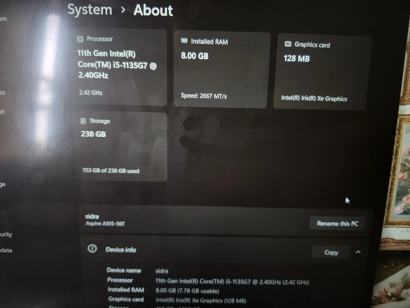 Acer Aspire A515-56T Laptop - photo 3
