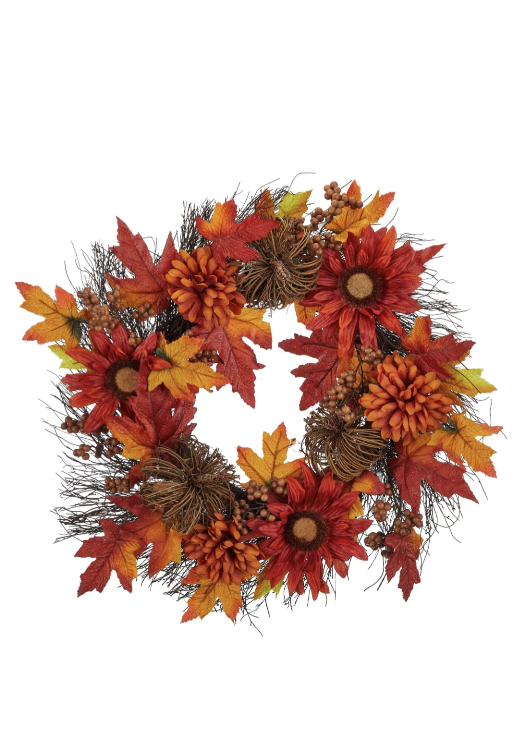 Autumn Fall Decorative Wreath