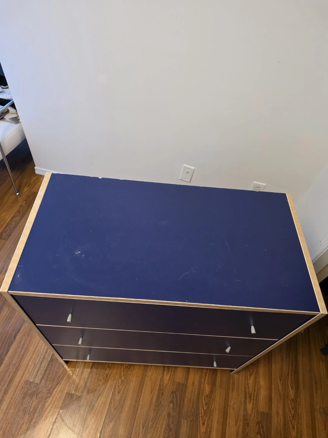 Blue 3-drawer chest - photo 2
