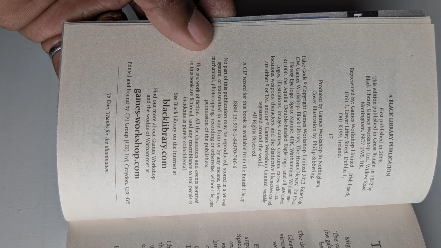 False Gods: The Horus Heresy by Graham McNeill, Book 2 - photo 4