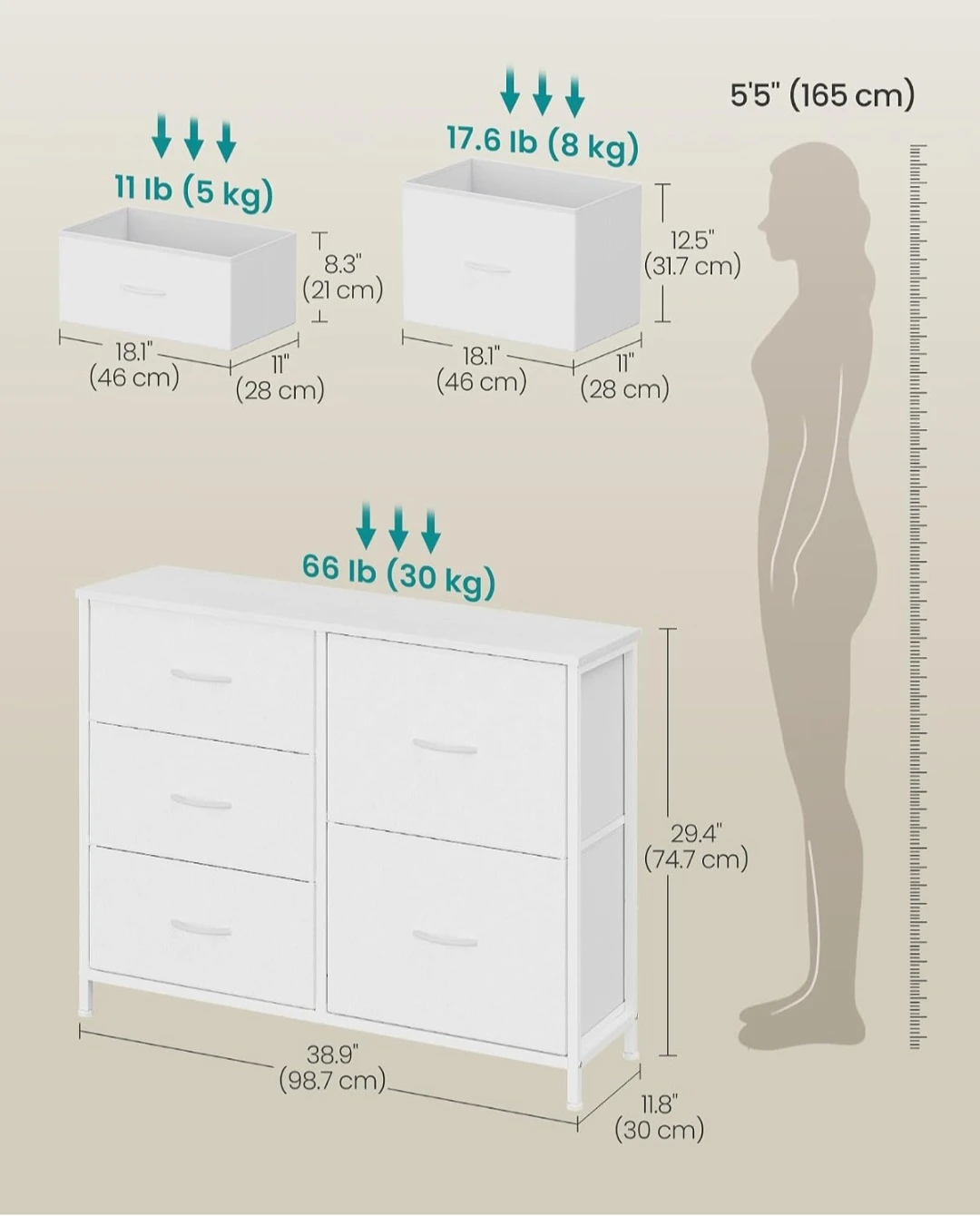 Chest Dresser Storage Unit - photo 5