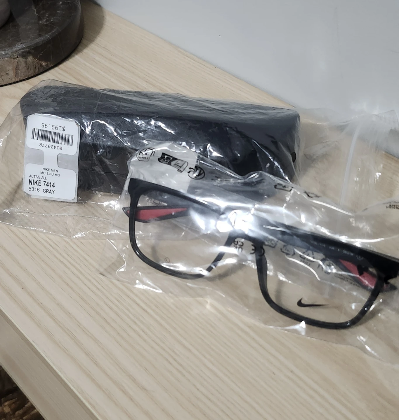 Nike 7414 Men's Eyeglass Frames - Anthracite - photo 4