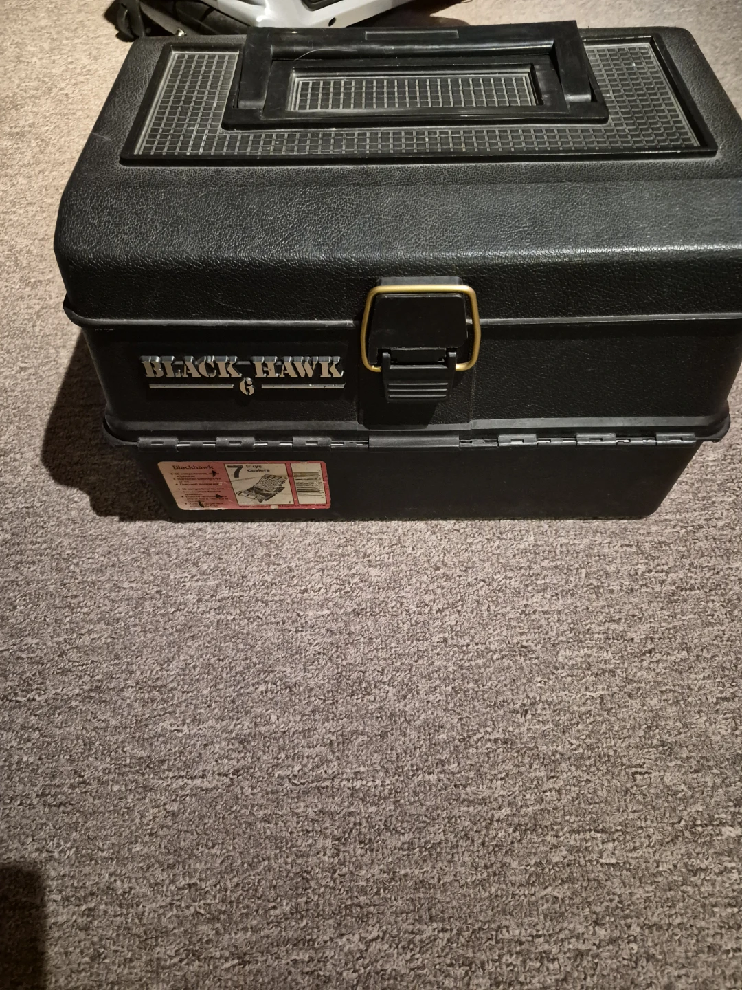Black-Hawk 7-Tray Tackle Box with Assorted Lures - photo 2