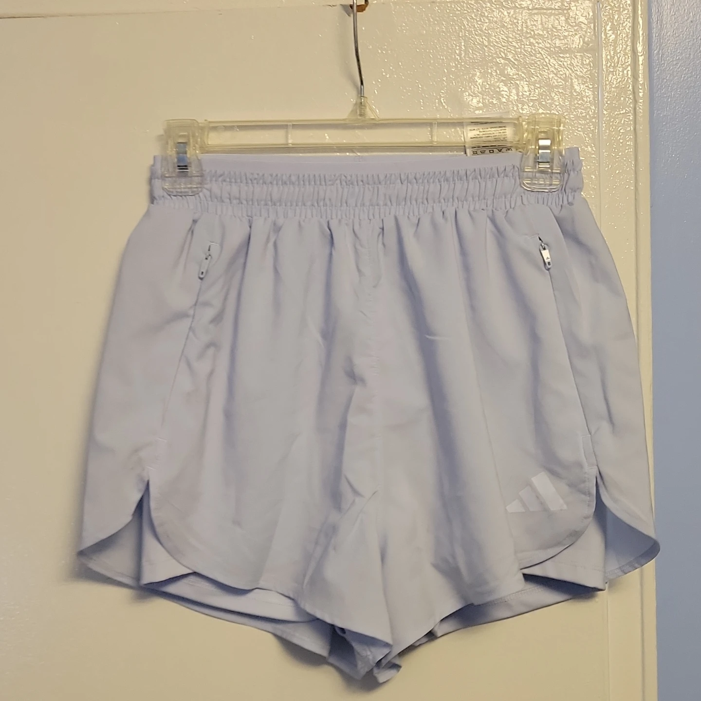 Adidas D4T G2 2-in-1 Training Shorts, Light Blue, Size S - photo 2