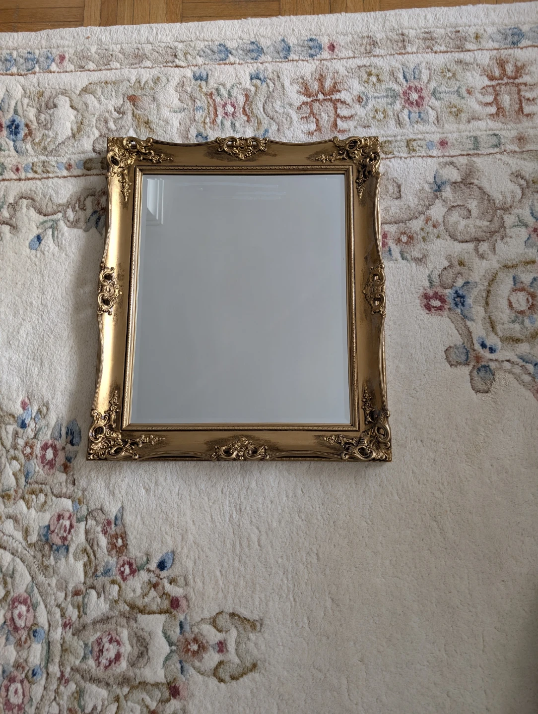 Ornate Gold Framed Wall Mirror - photo 2