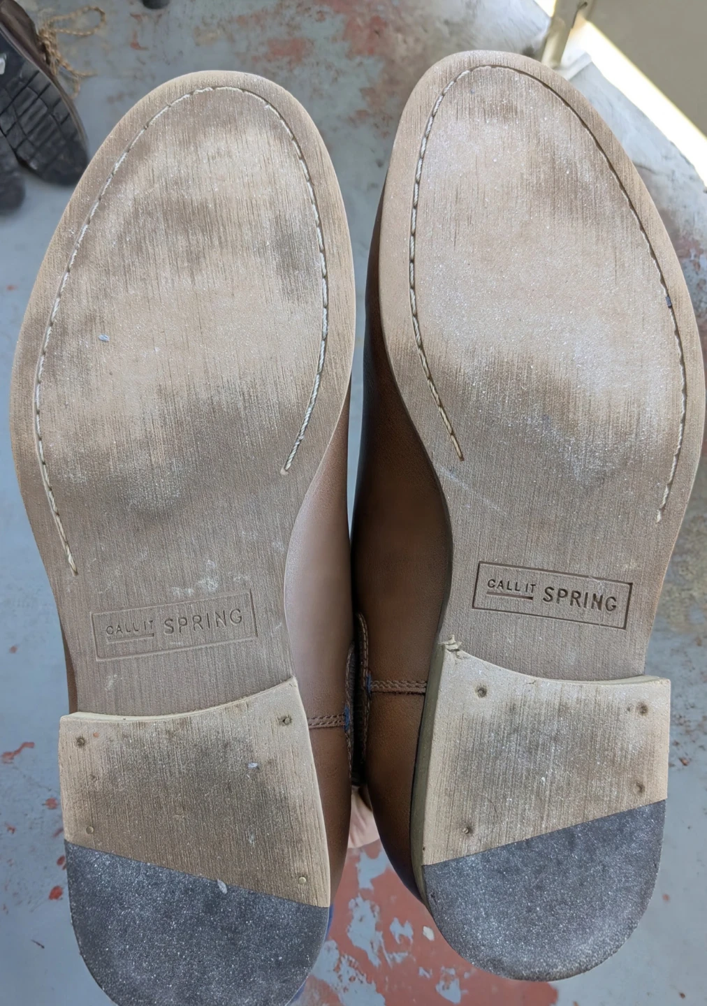 Call It Spring Brown Chelsea Boots - Size 7 - photo 4