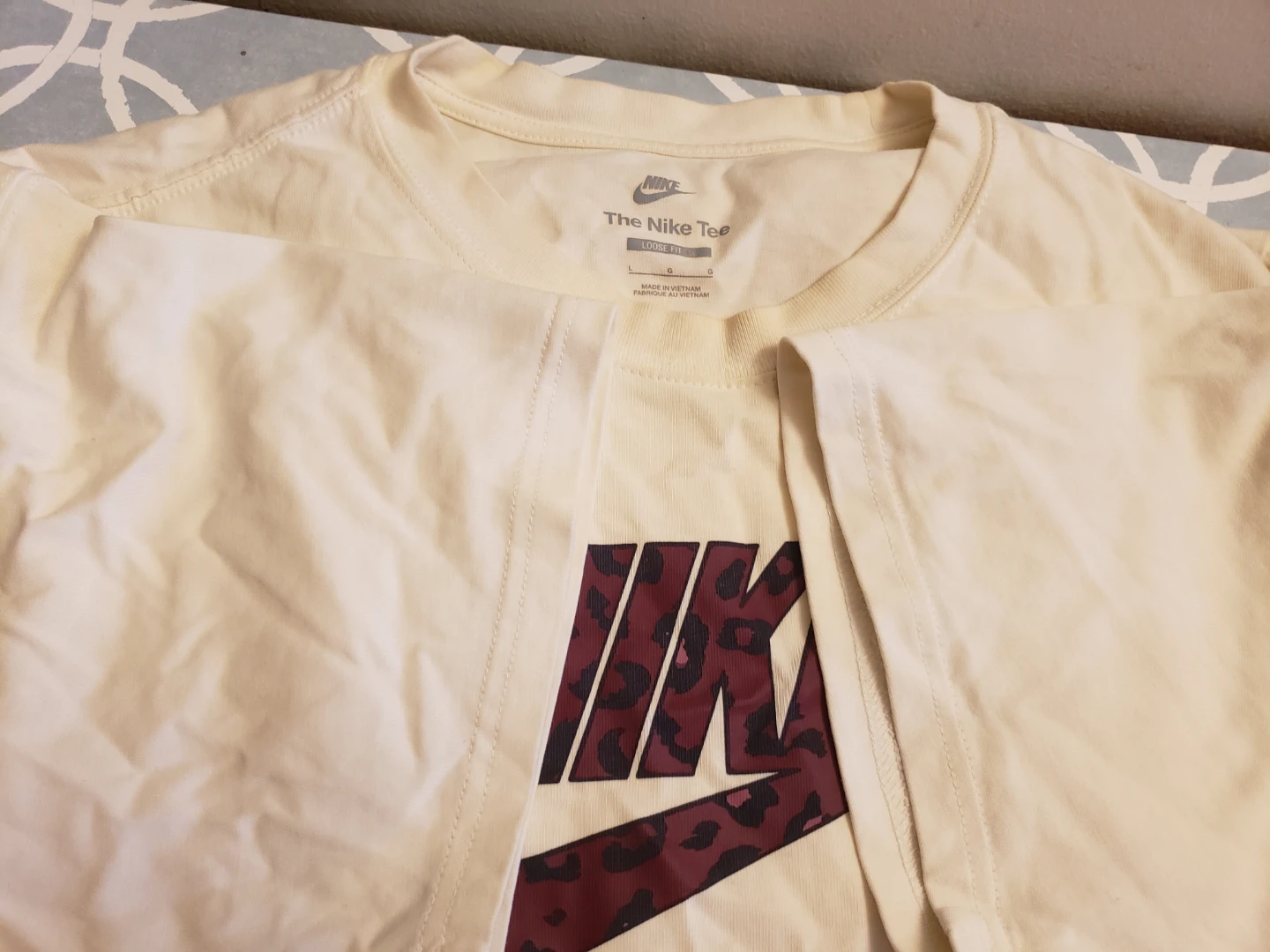 Nike Leopard Print Logo T-Shirt - photo 2