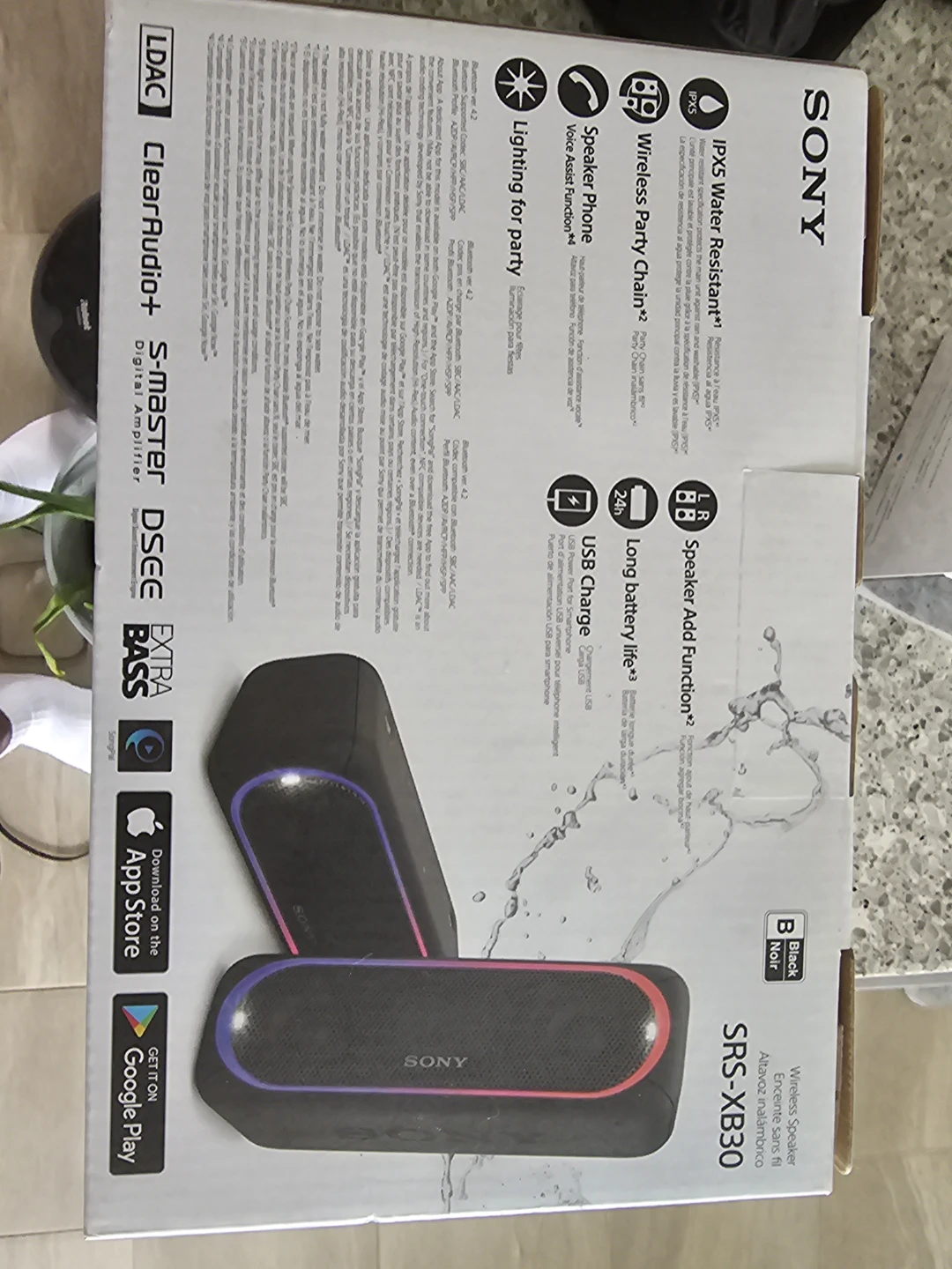 Sony SRS-XB30 Wireless Speaker - photo 2