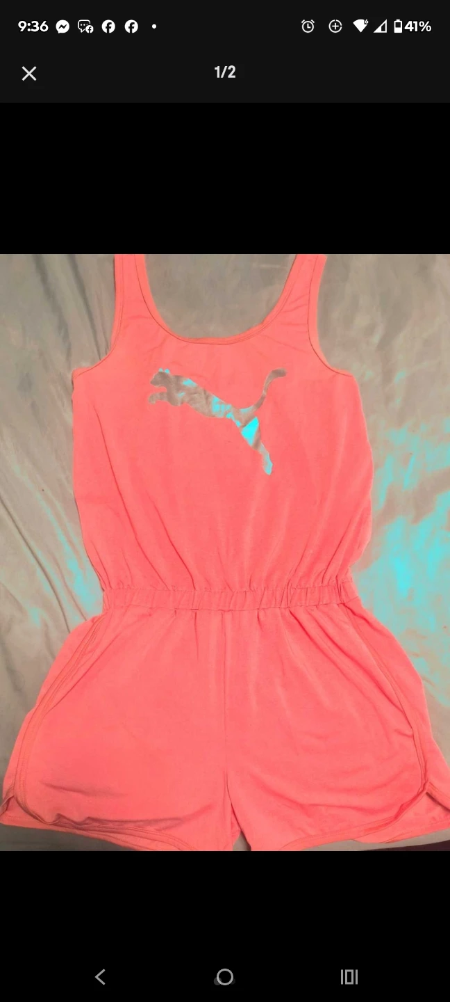 Puma Neon Coral Romper - photo 2