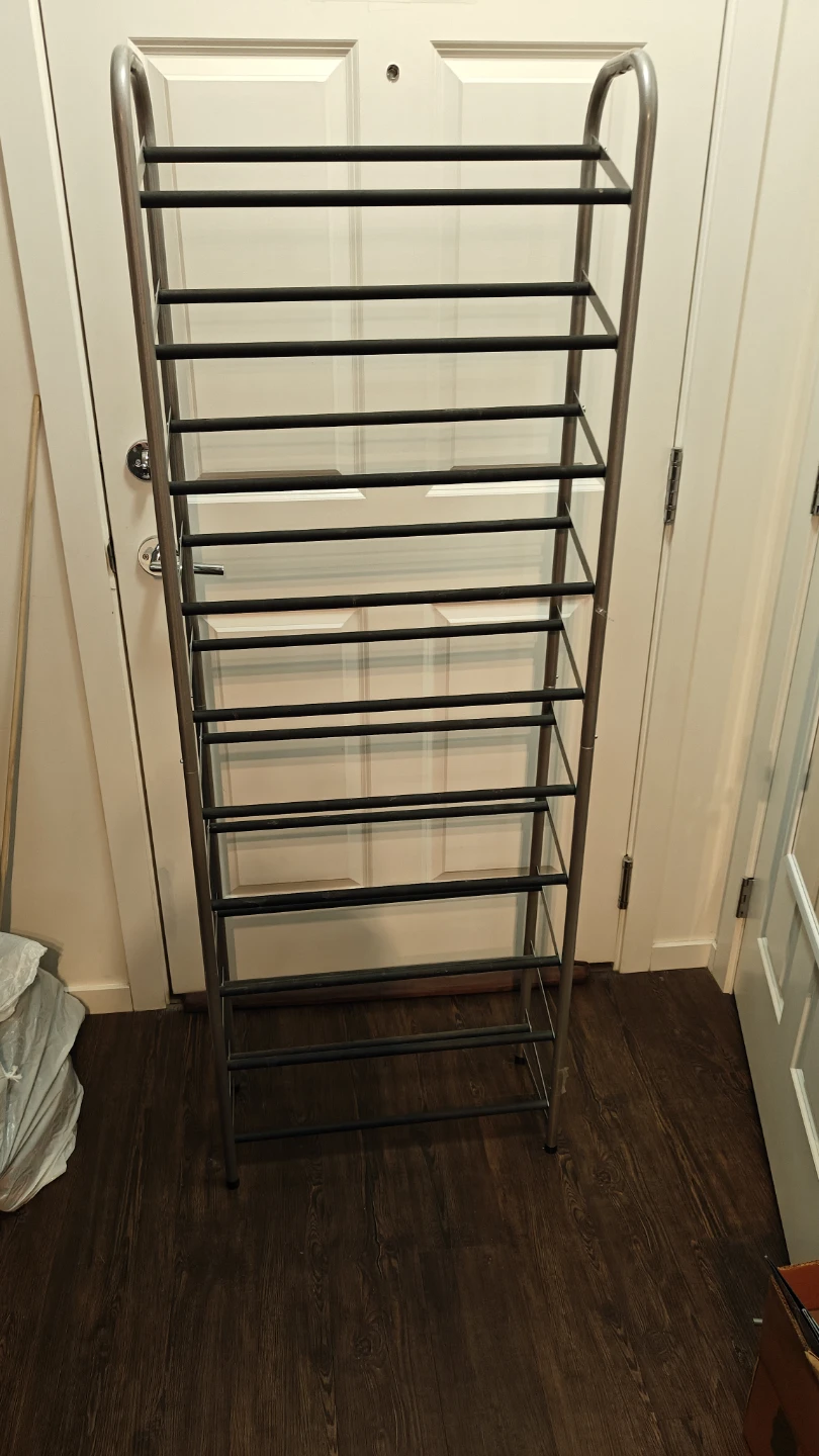 10-Tier Metal Shoe Rack Organizer