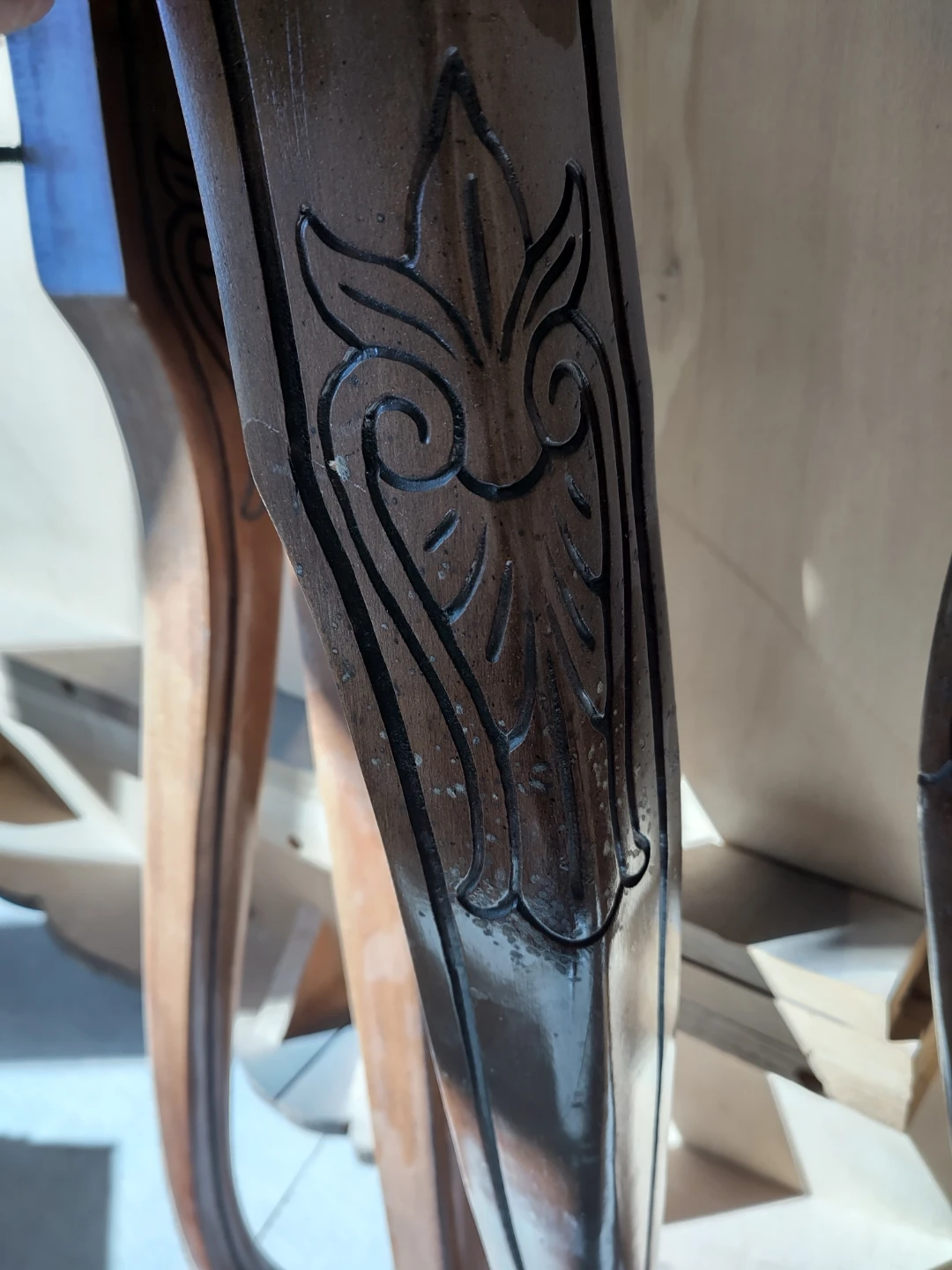 Vintage Solid Wood Dining Table - photo 3