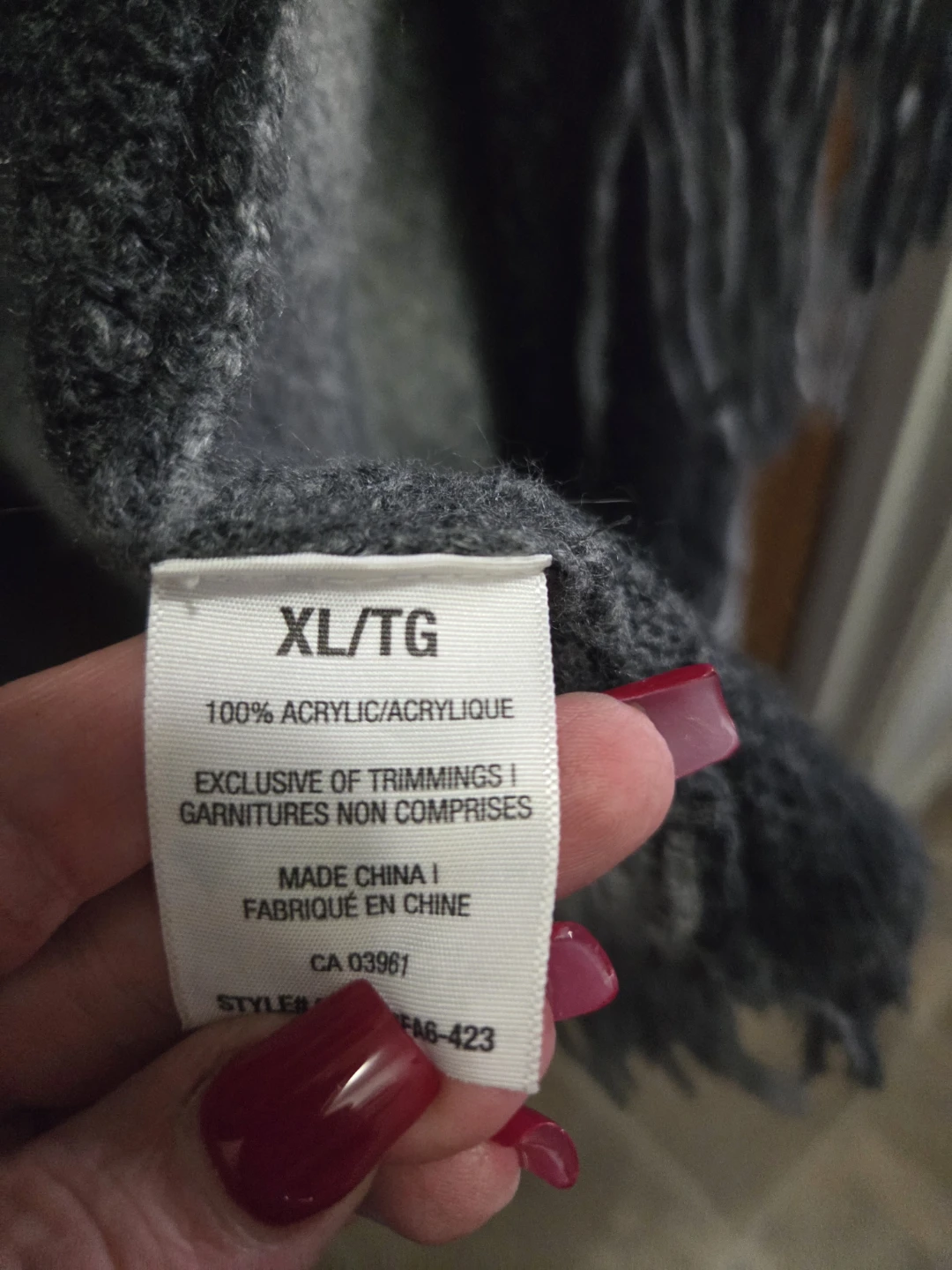DH3 Grey Ombre Fringe Cardigan - photo 2