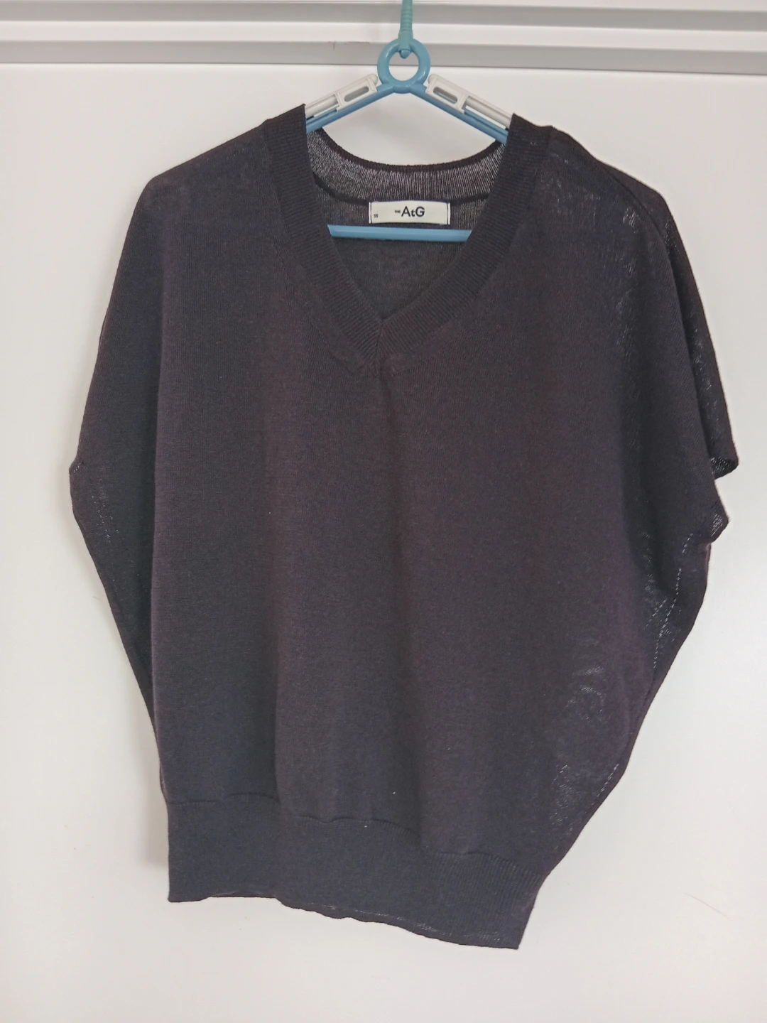 The AtG Dark wine  V-Neck Sweater - photo 2