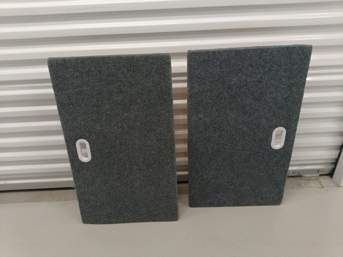 Pair of Plywood Dollies with Casters