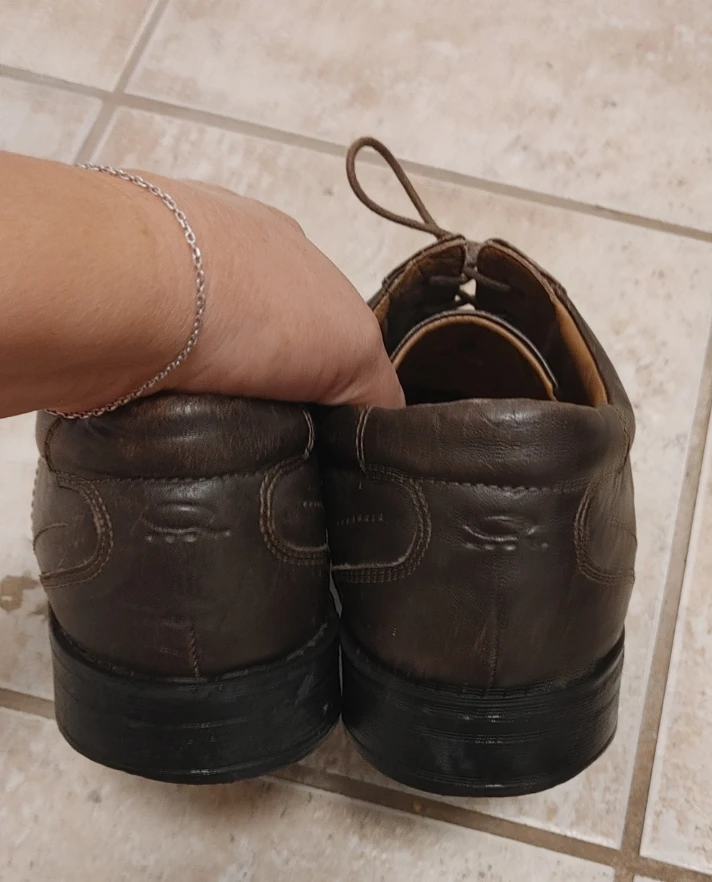 Men's Brown Leather Shoes Shoes size 9 - photo 3