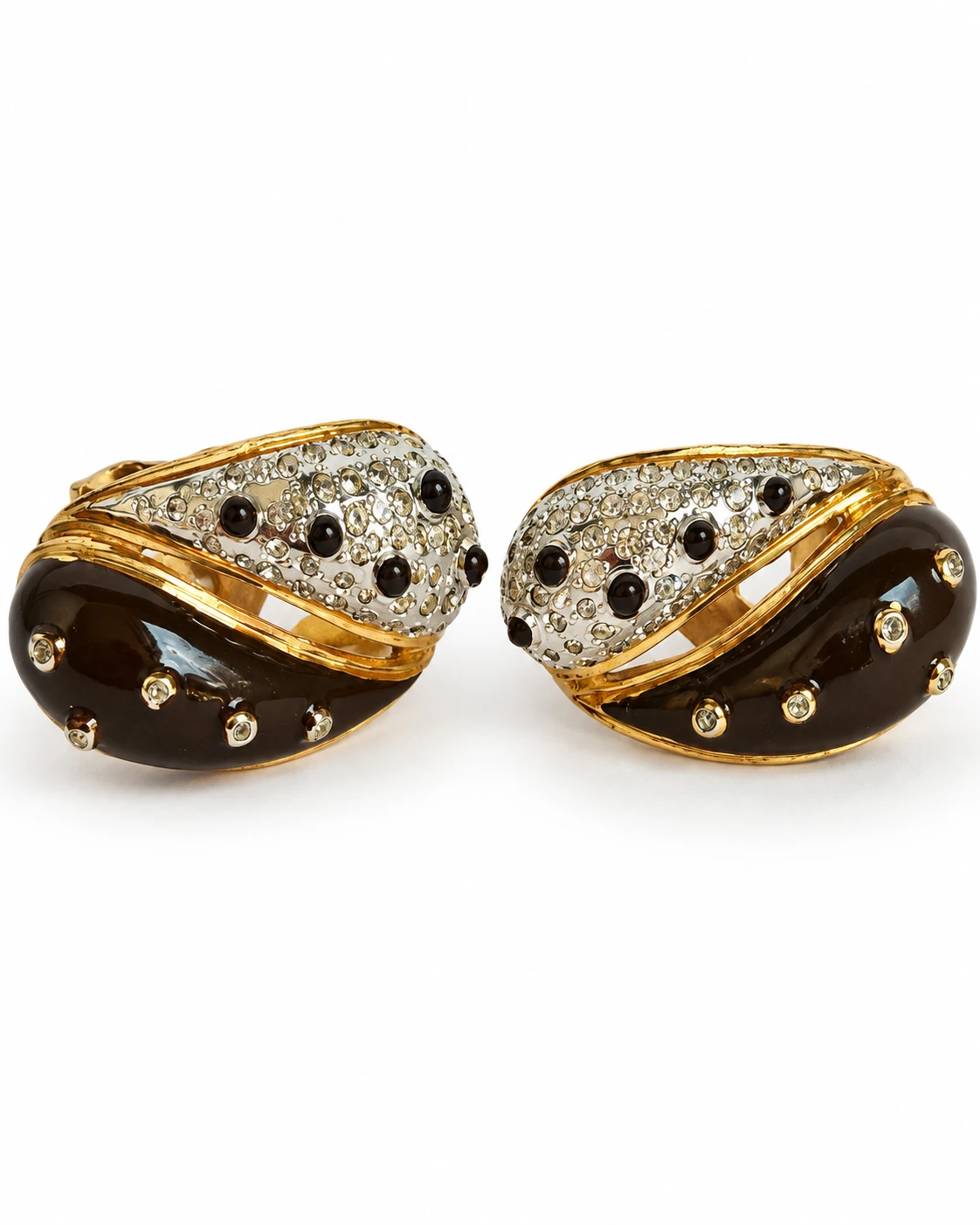 Vintage Pierre Cardin Statement Clip-On Earrings - photo 5