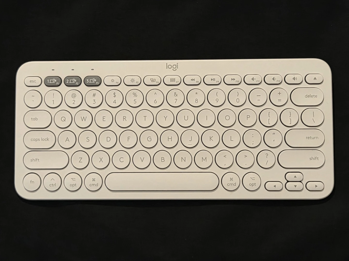 Logitech K380 Wireless Keyboard Off-White