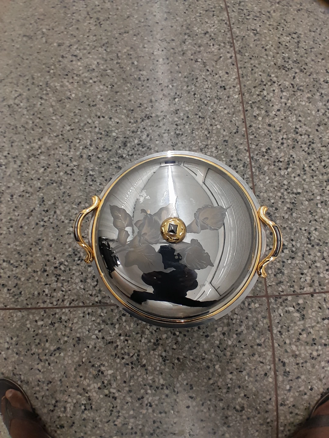 Silver and Gold Tone Chafing Dish - photo 2