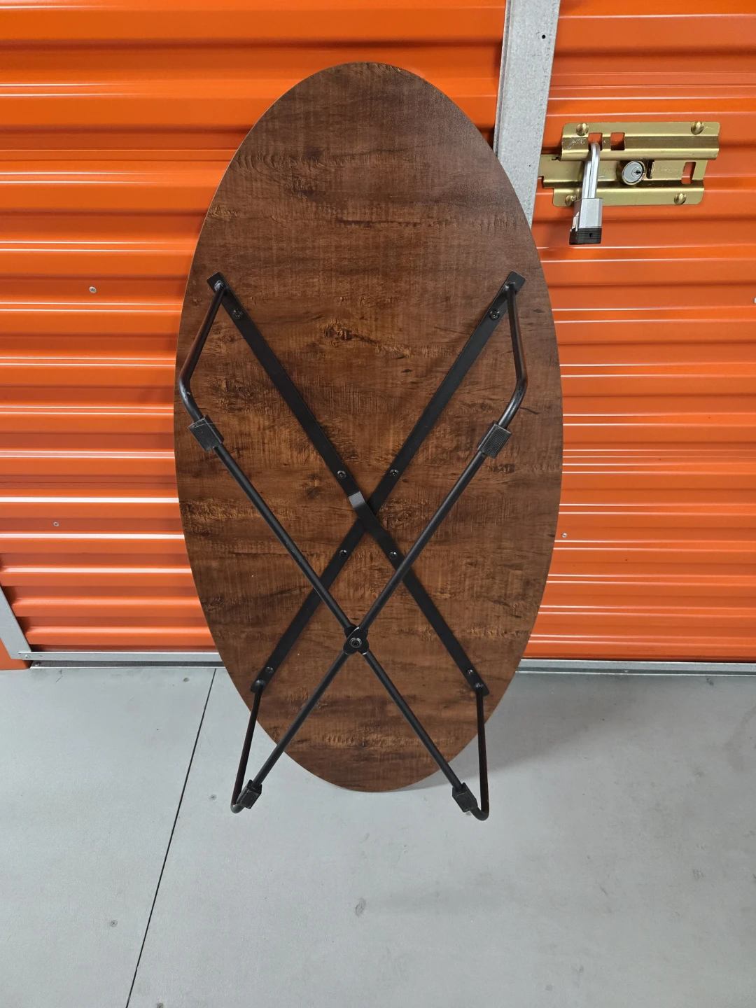 Mid Century Modern Oval Walnut Coffee Table - photo 5