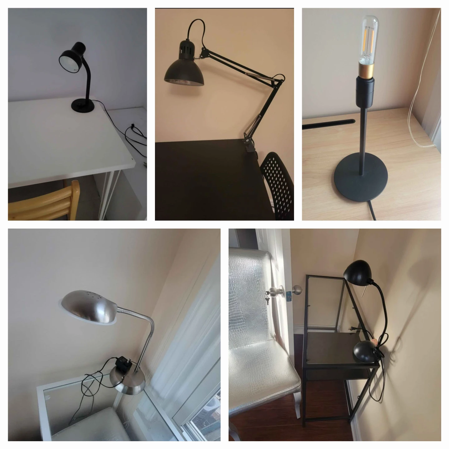 $15 each desk lamp table lamp