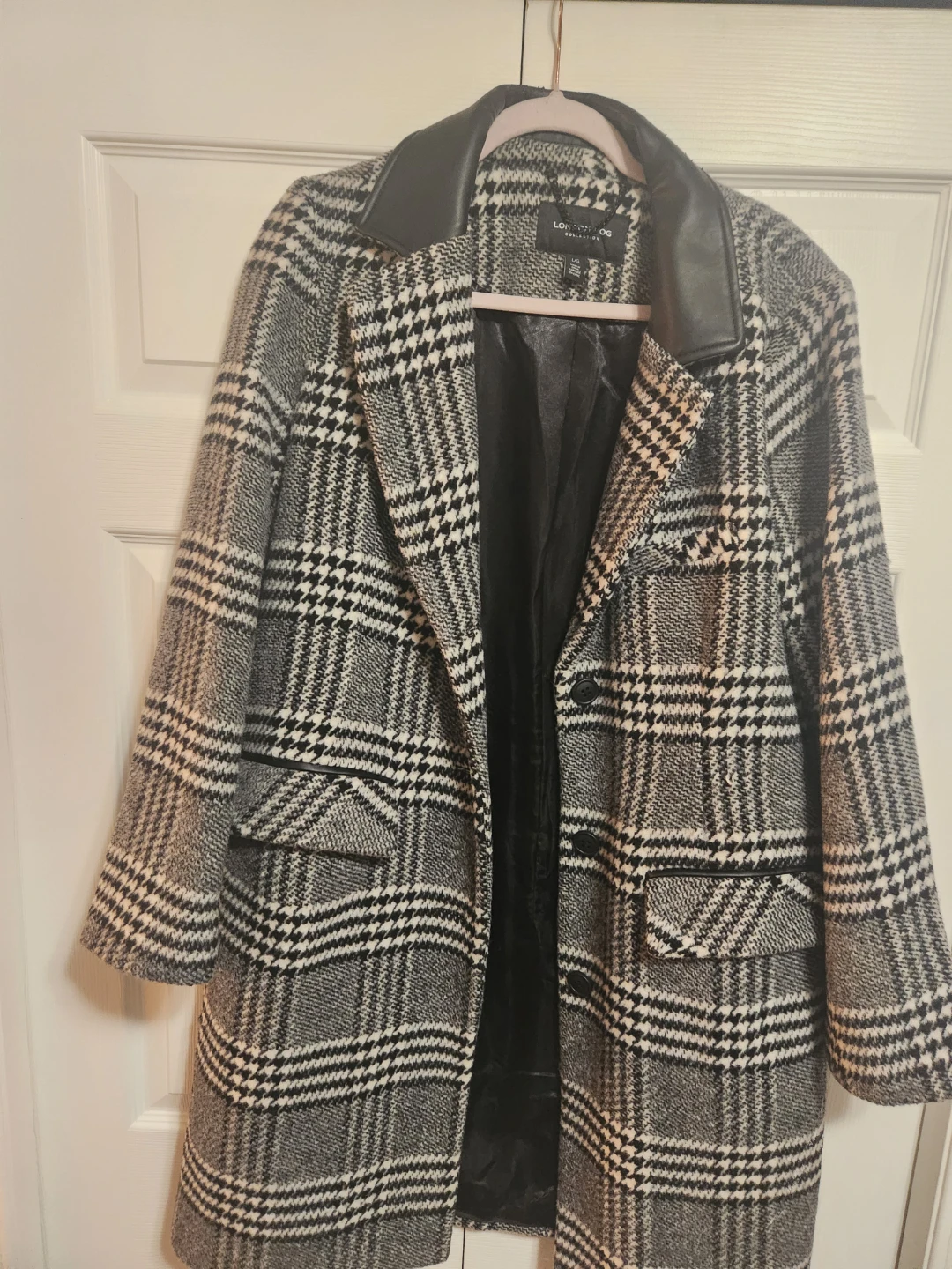 London Fog Collection Plaid Coat