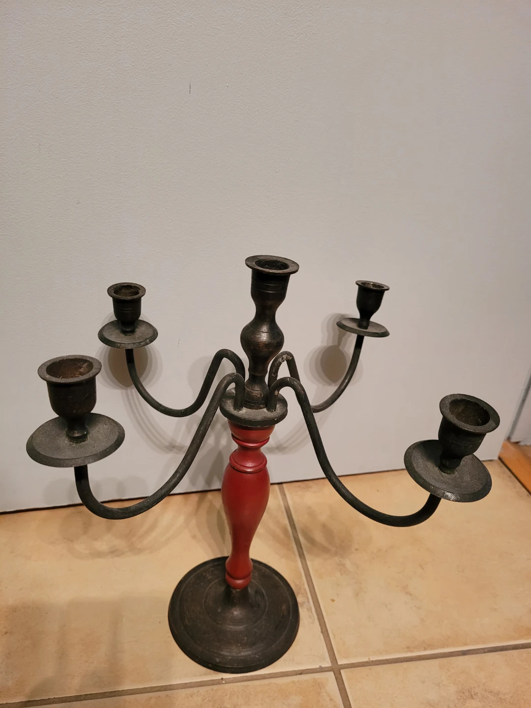 Metal candelabra