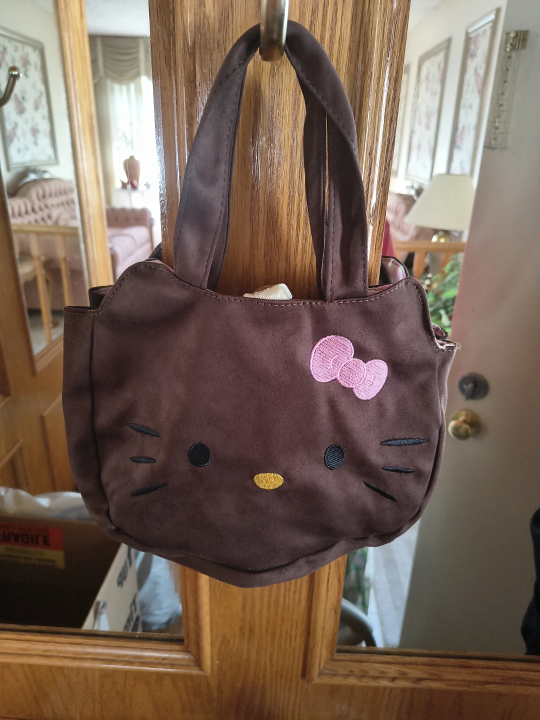Hello Kitty brown handbag