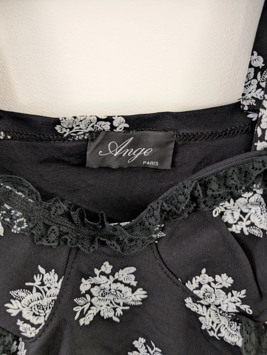 Ange Paris Cute Floral Corset Top Bra Cups Sexy Crop Top - photo 3