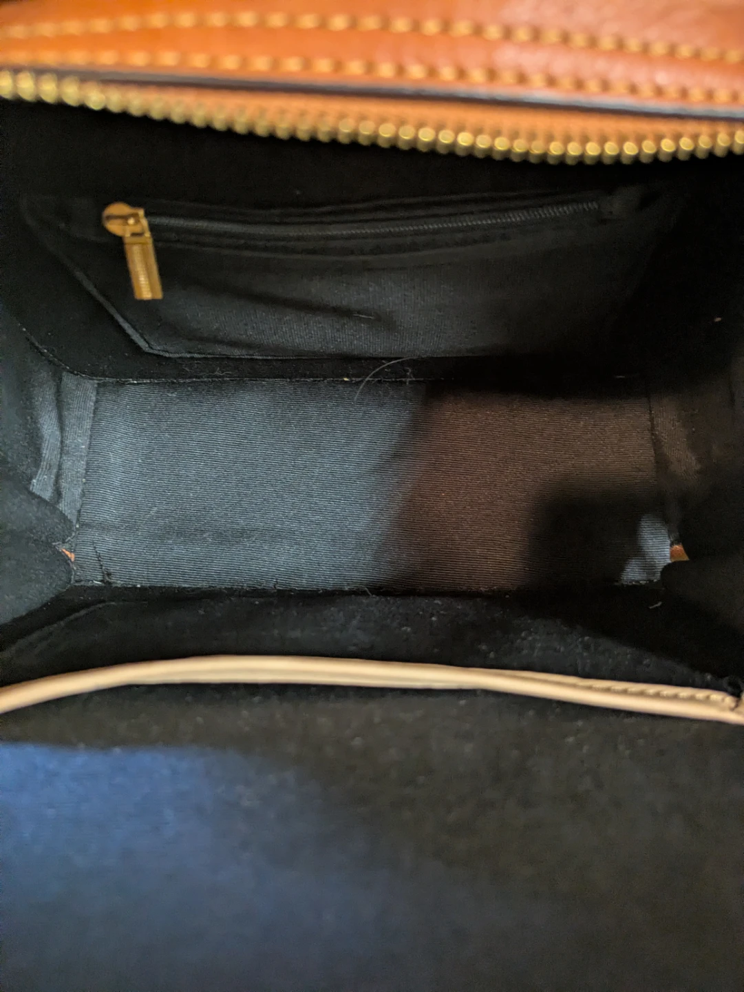 Brown Leather Patterned Handbag - photo 4