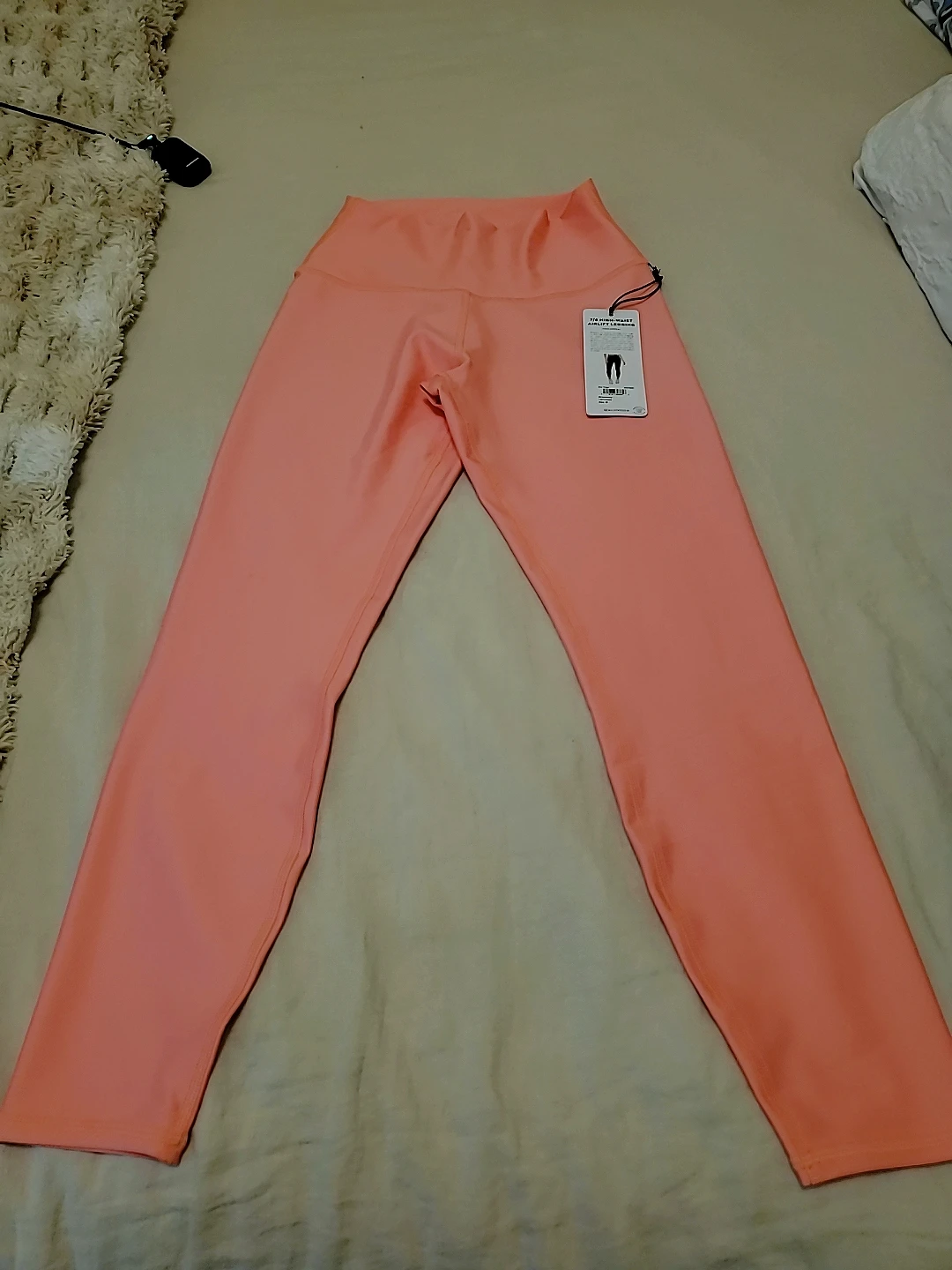 Alo Yoga 7/8 High-Waist Airlift Leggings - Strawberry Lemonade