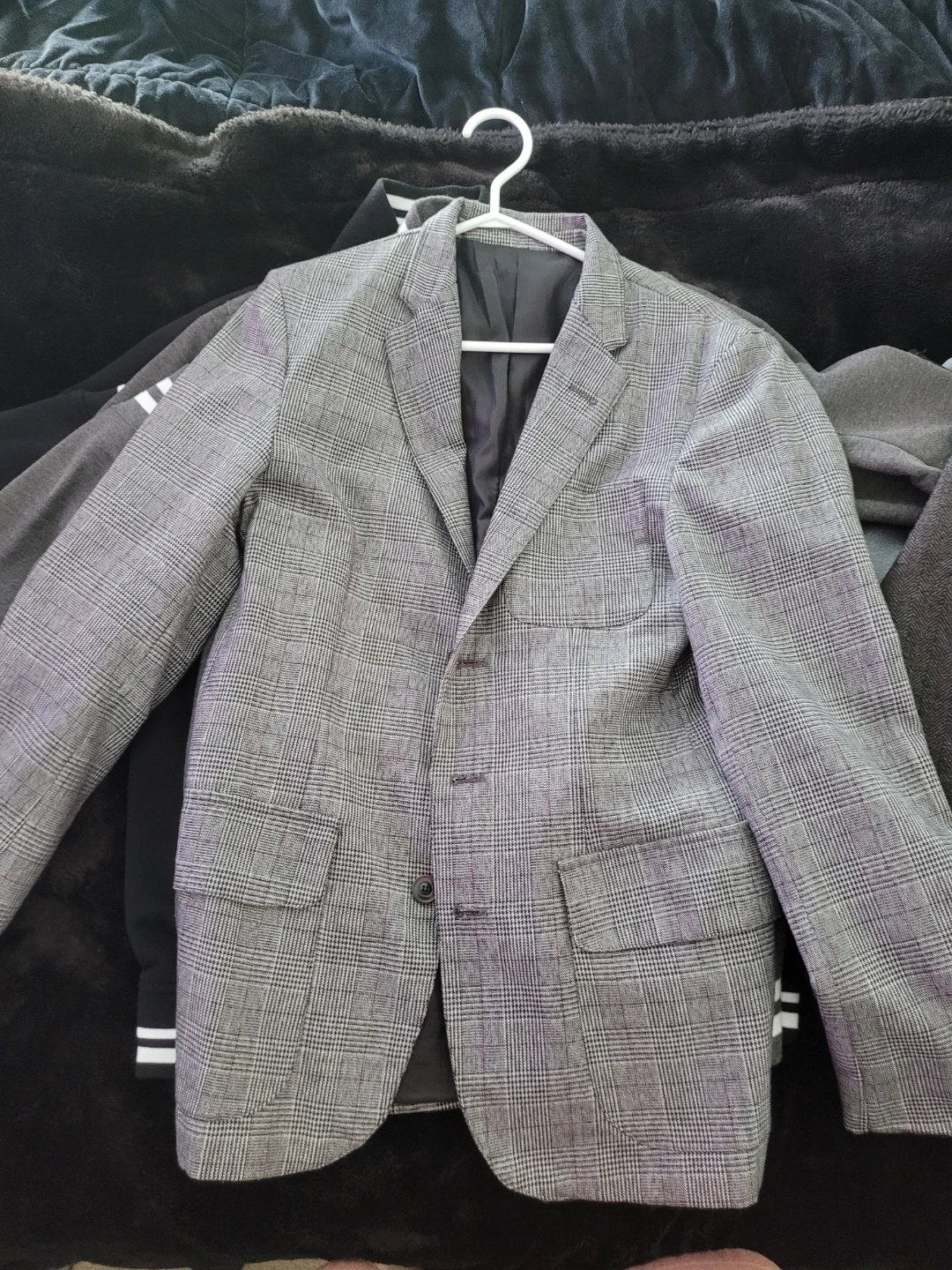 URBAN COLLECTION Plaid Blazer